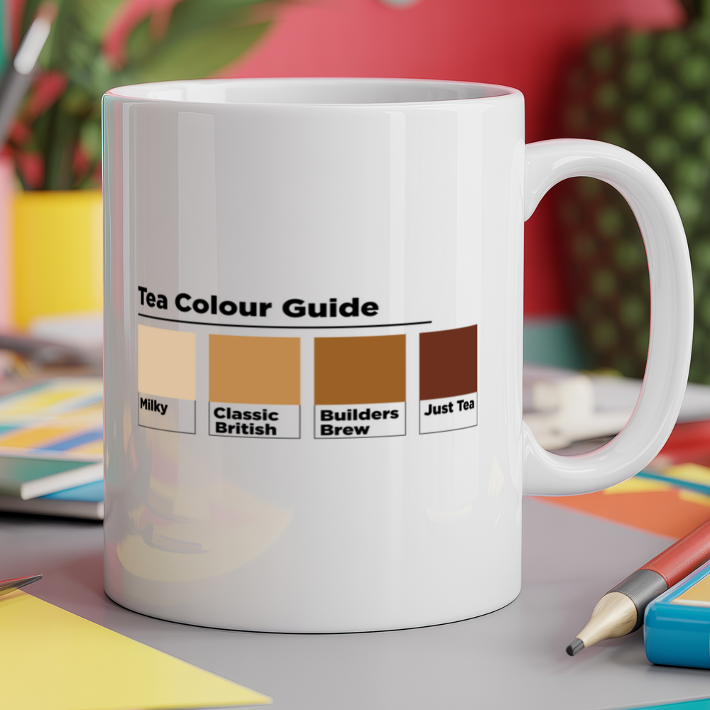 Tea colour guide - Matching chart
