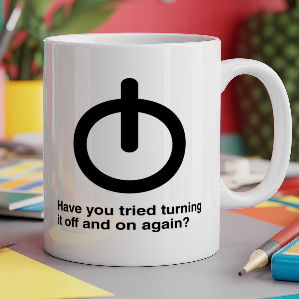 Have you tried turning it off and on again?Power button