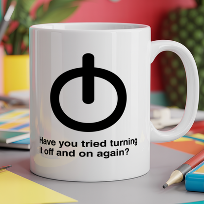 Have you tried turning it off and on again?Power button