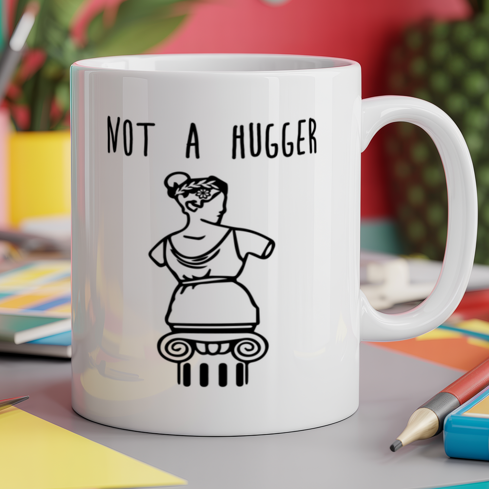 Not A Hugger Illustrated Greek Statue