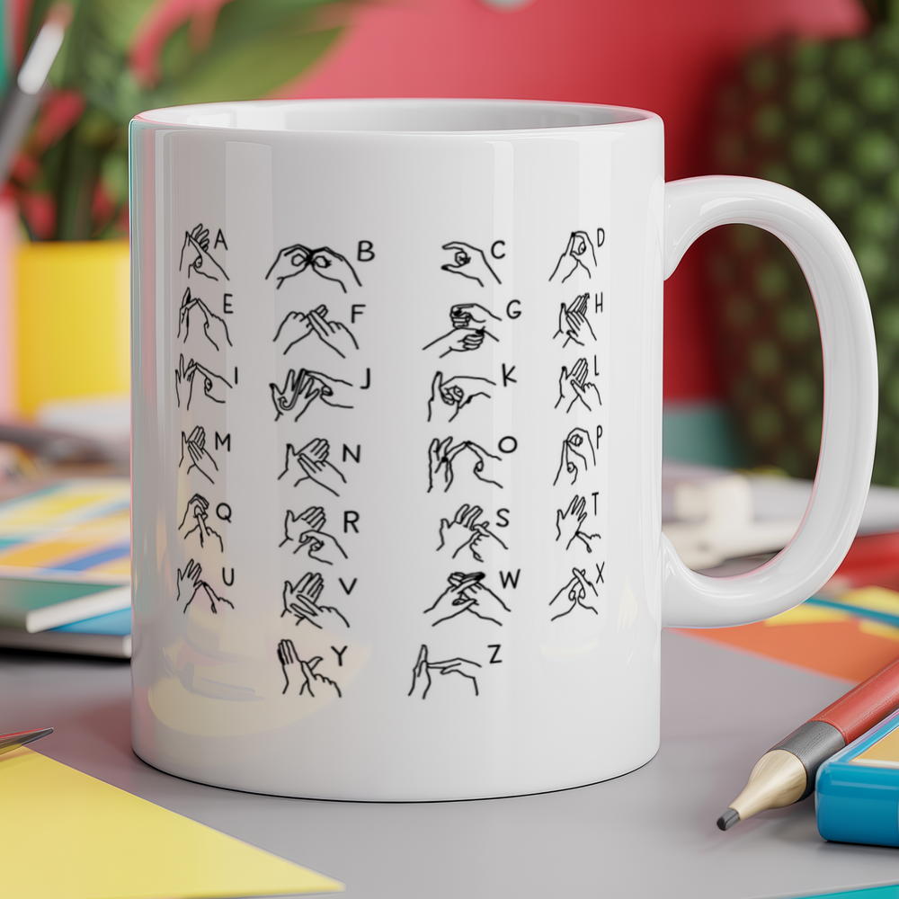 Sign language alphabet British