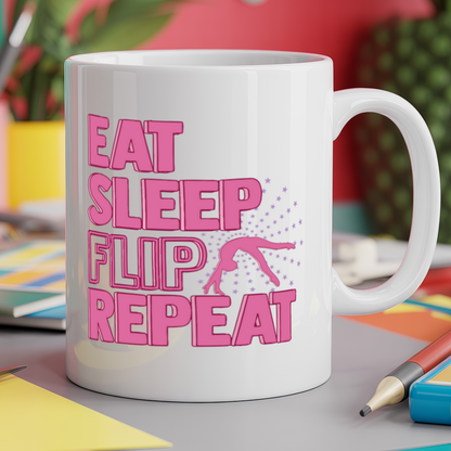 Eat sleep flip Gymnastics Gymnast
