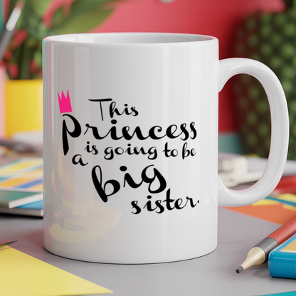 This princess is going to be a big sister