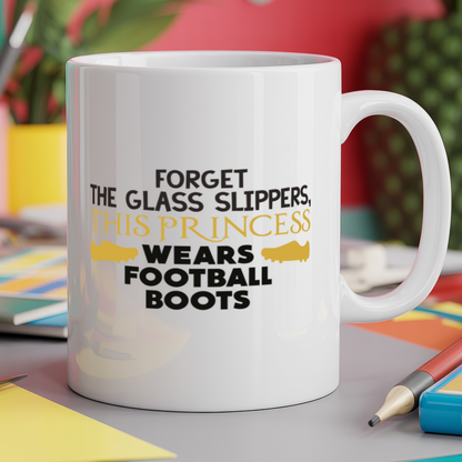 Forget the glass slippers, This princess wears football boots