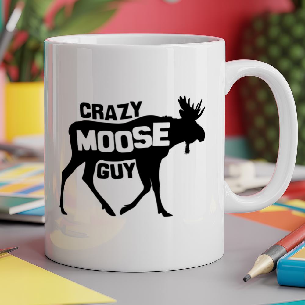 Crazy moose guy