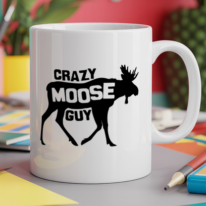 Crazy moose guy