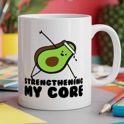 Strengthening my core - avocado