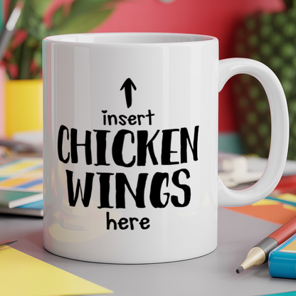 Insert chicken wings here