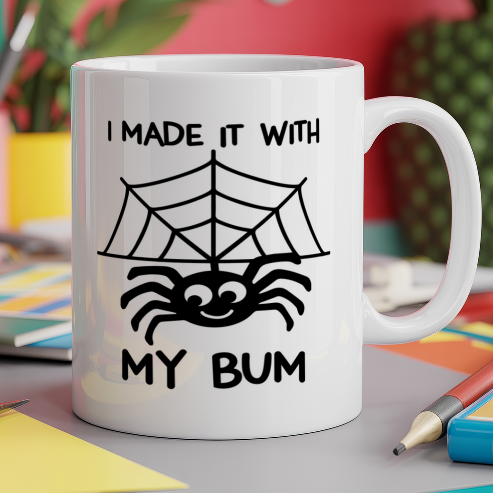 I made it with my bum - Spider web
