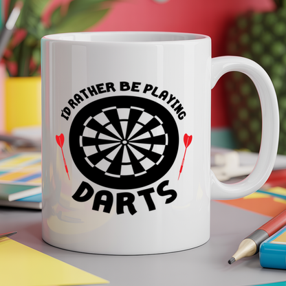 I'd rather be playing darts