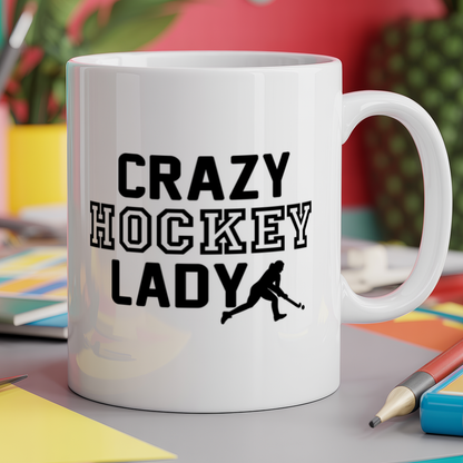 Crazy Hockey Lady