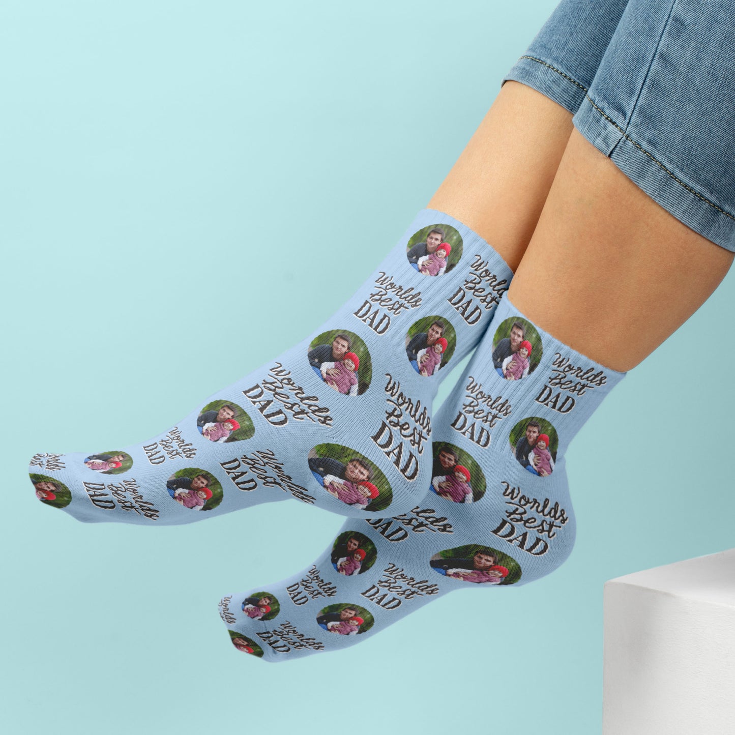 SockYeah - Worlds Best Dad Personalised Socks