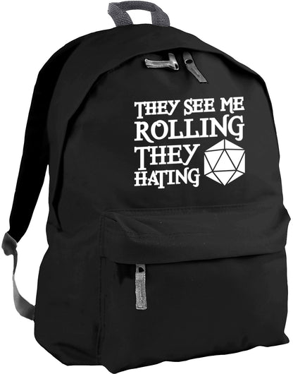 They See Me Rolling They Hating backpack