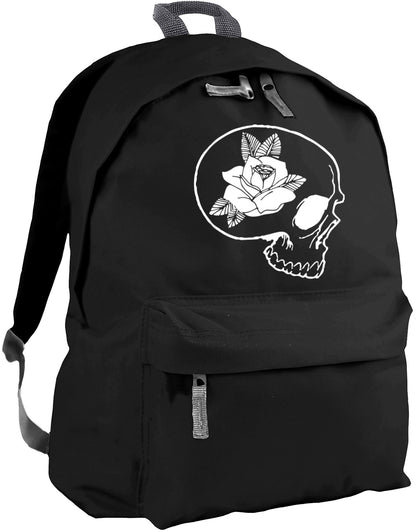 skull and rose backpack