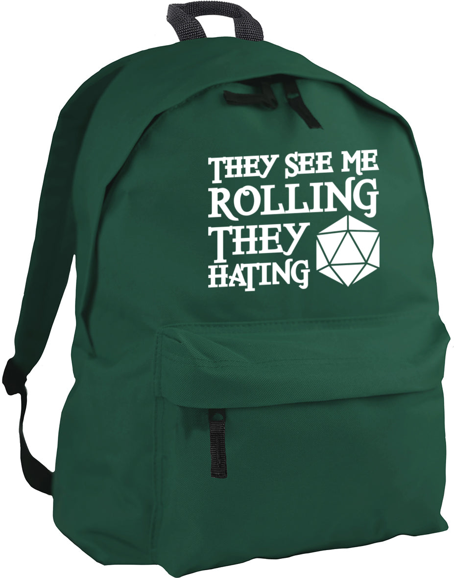 They See Me Rolling They Hating backpack