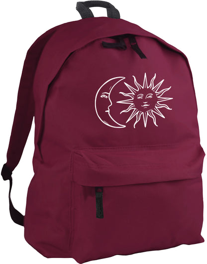 Moon and sun backpack