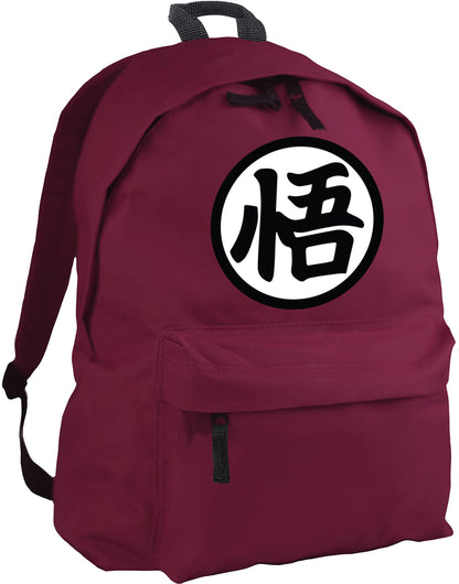 Goku's kanji backpack