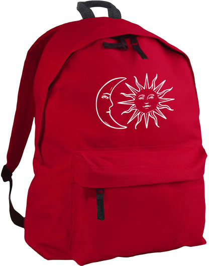 Moon and sun backpack