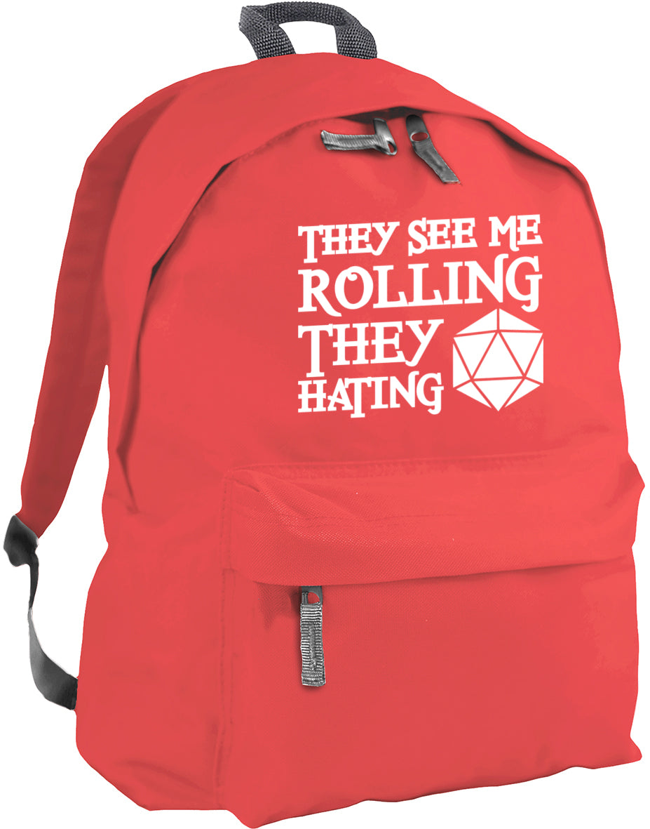 They See Me Rolling They Hating backpack