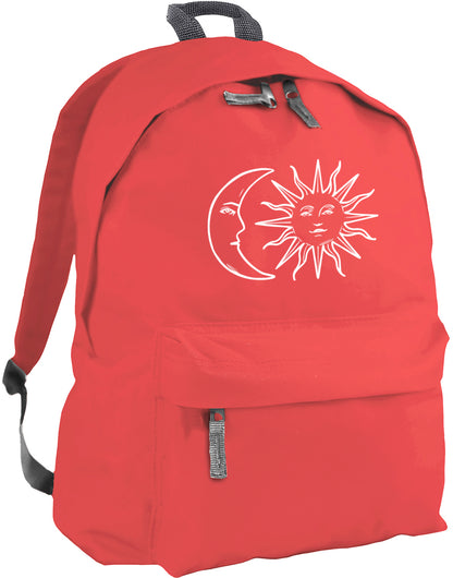 Moon and sun backpack