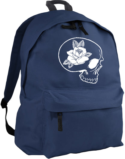 skull and rose backpack