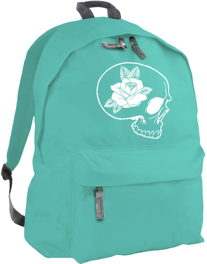 skull and rose backpack