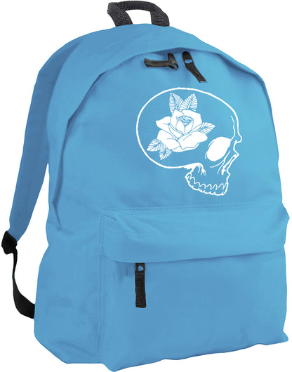 skull and rose backpack