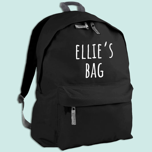Personalised Backpack for school or college