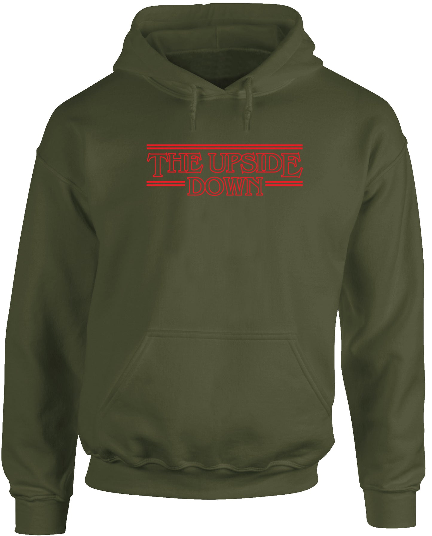 The Upside Down unisex Hoodie hooded top