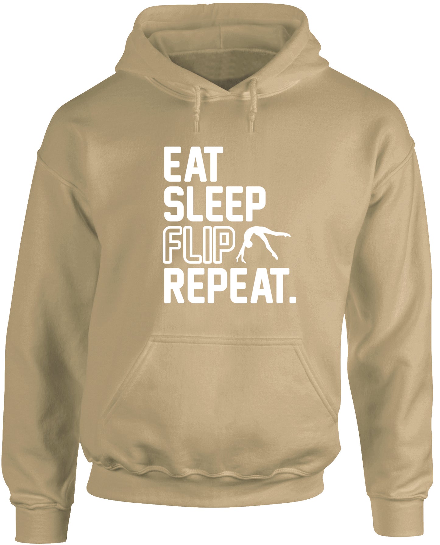 Eat Sleep Flip Repeat Gymnastics Gymnast unisex Hoodie hooded top