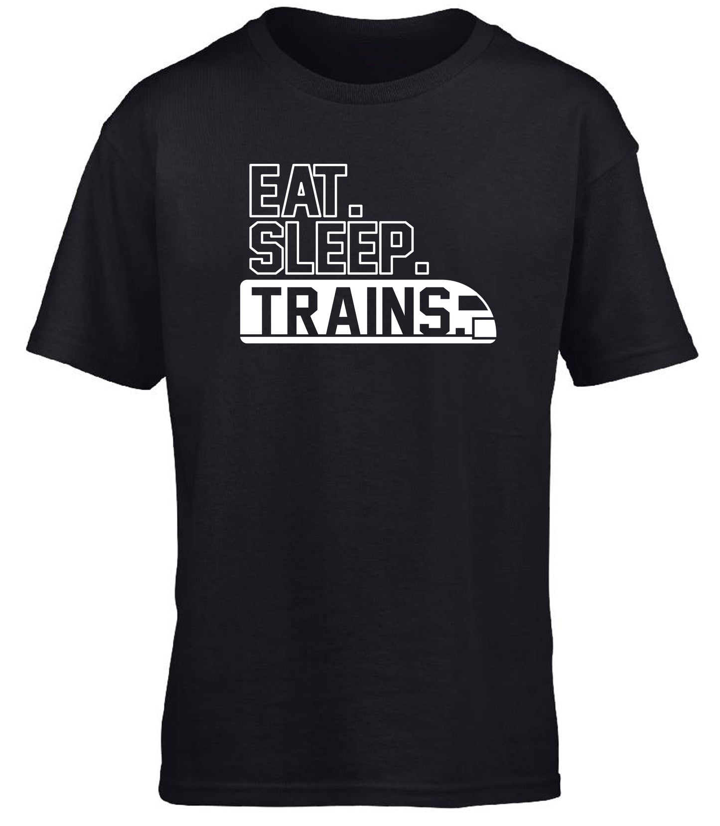 Eat Sleep Trains children's T-shirt