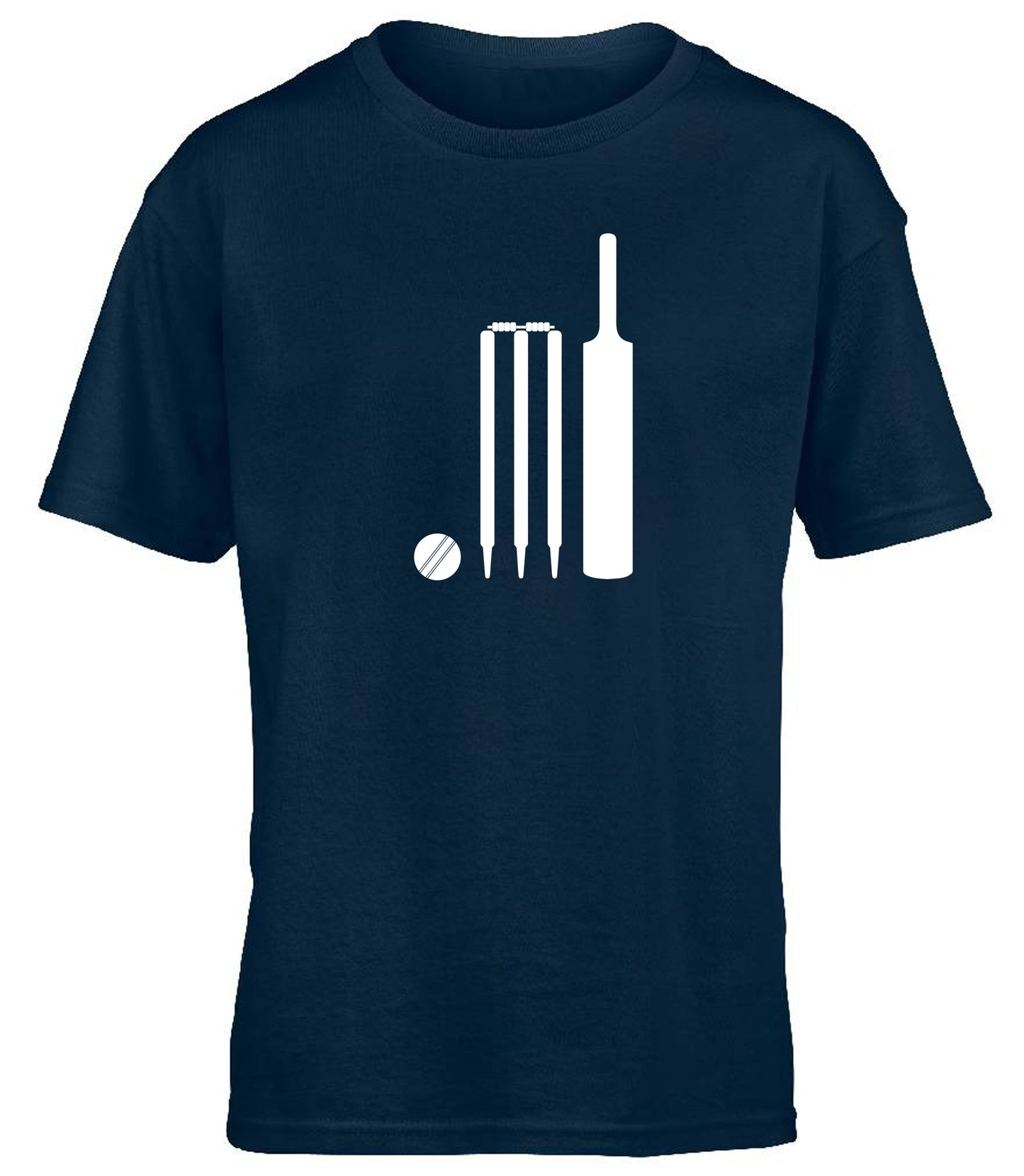 Cricket Bat, Ball and Stumps children's T-shirt