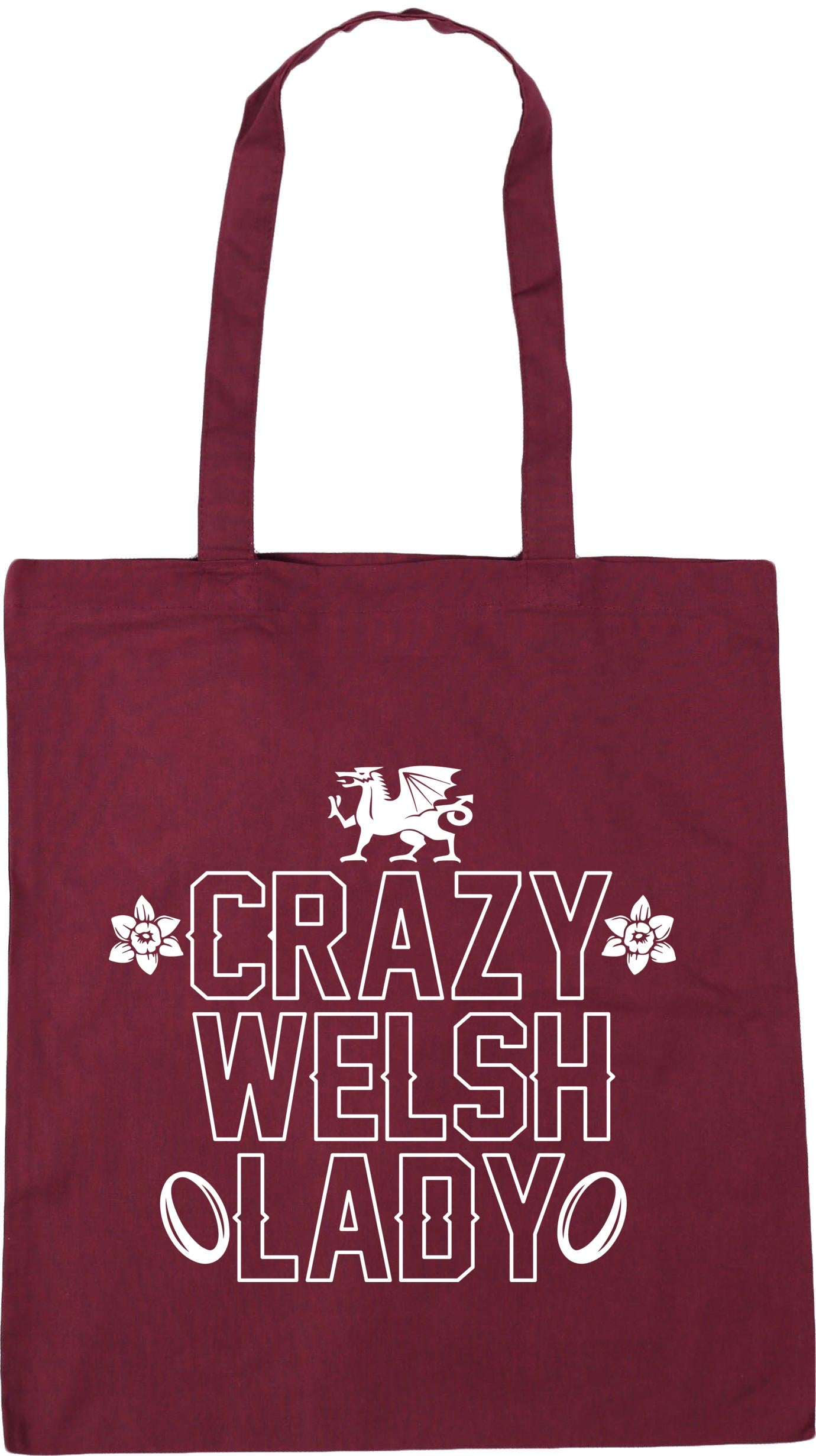 Crazy Welsh lady Tote Bag
