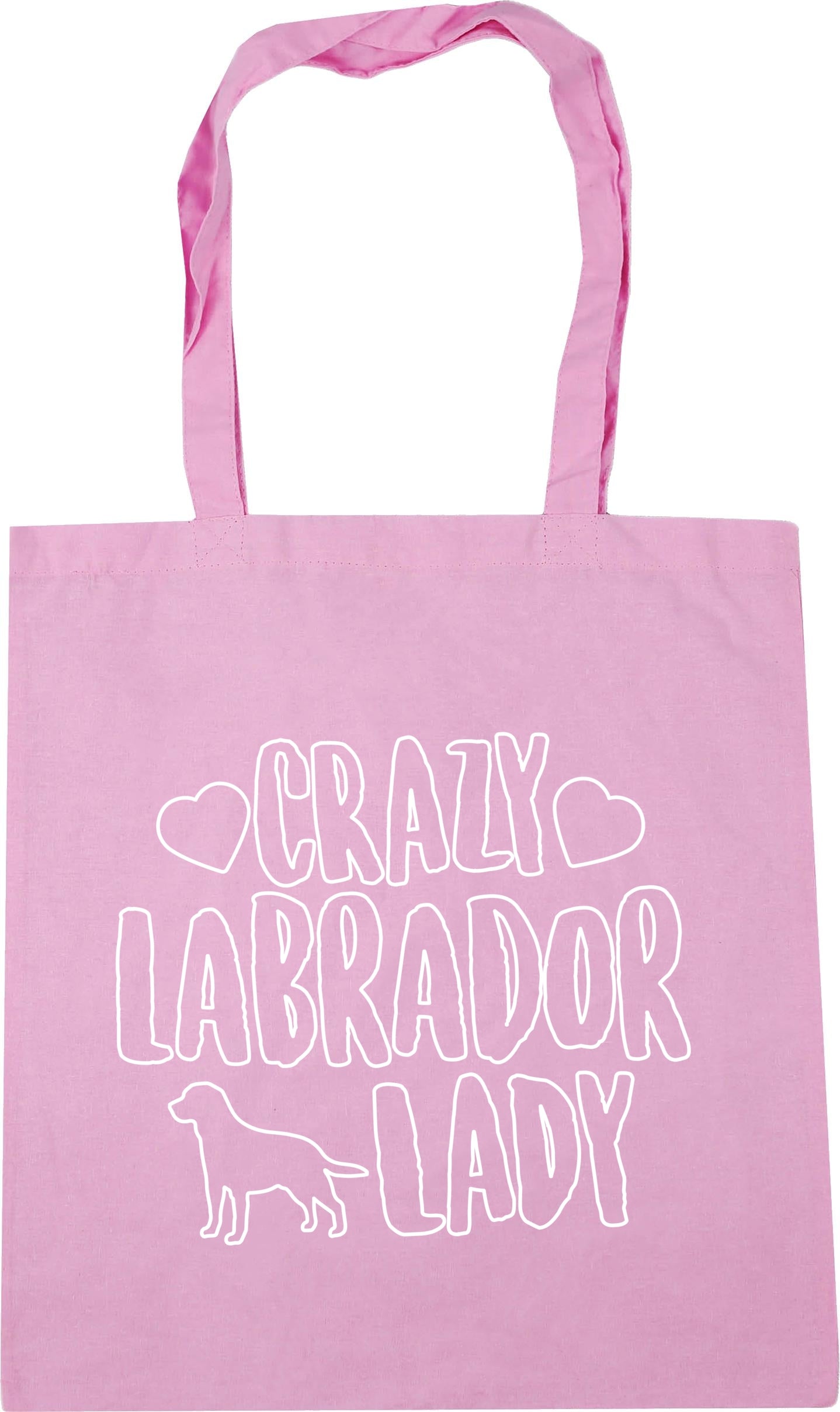 Crazy Labrador lady dog Tote Bag