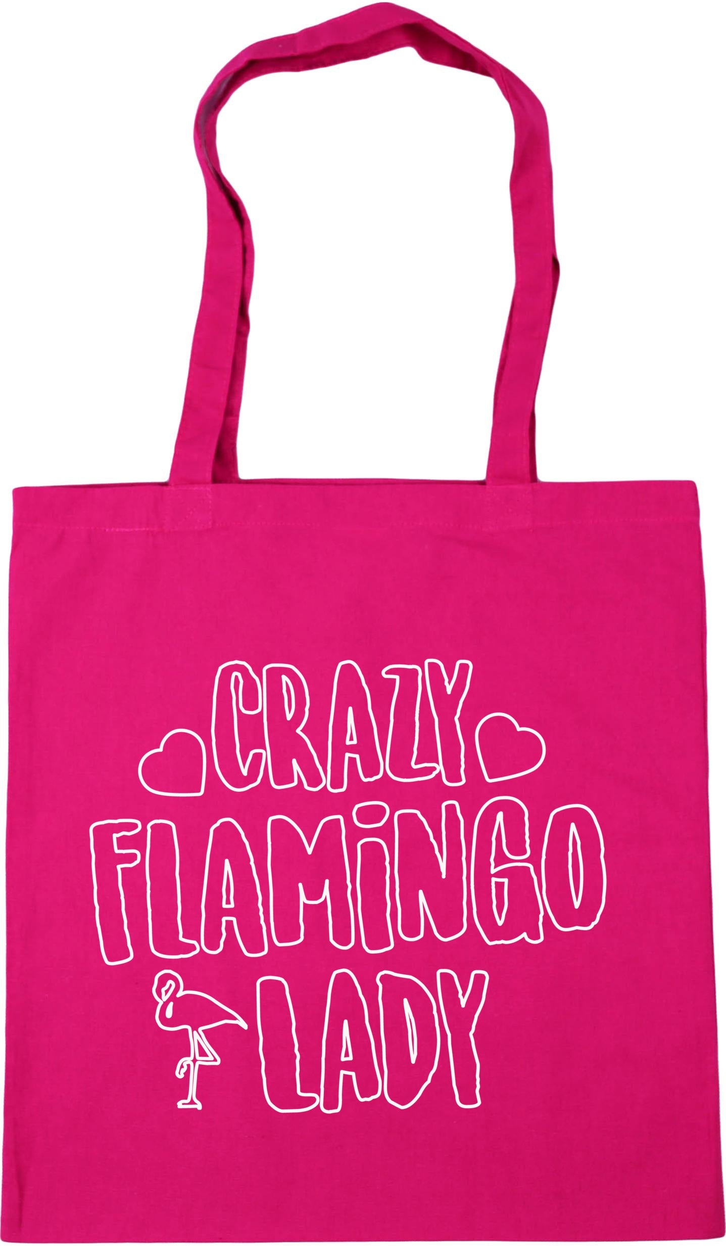 Crazy flamingo lady Tote Bag