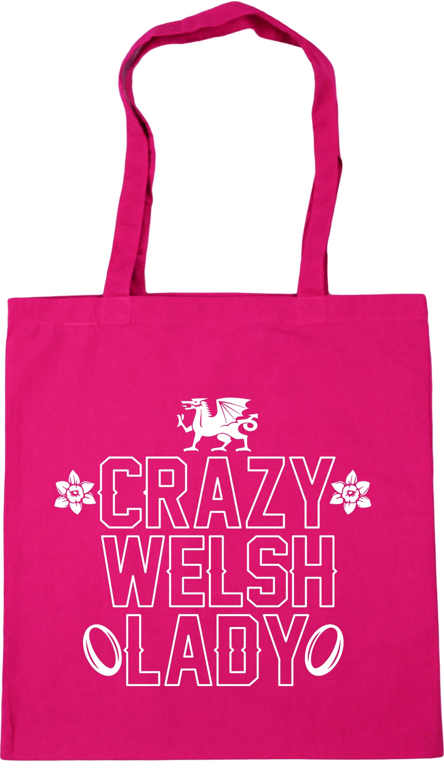 Crazy Welsh lady Tote Bag