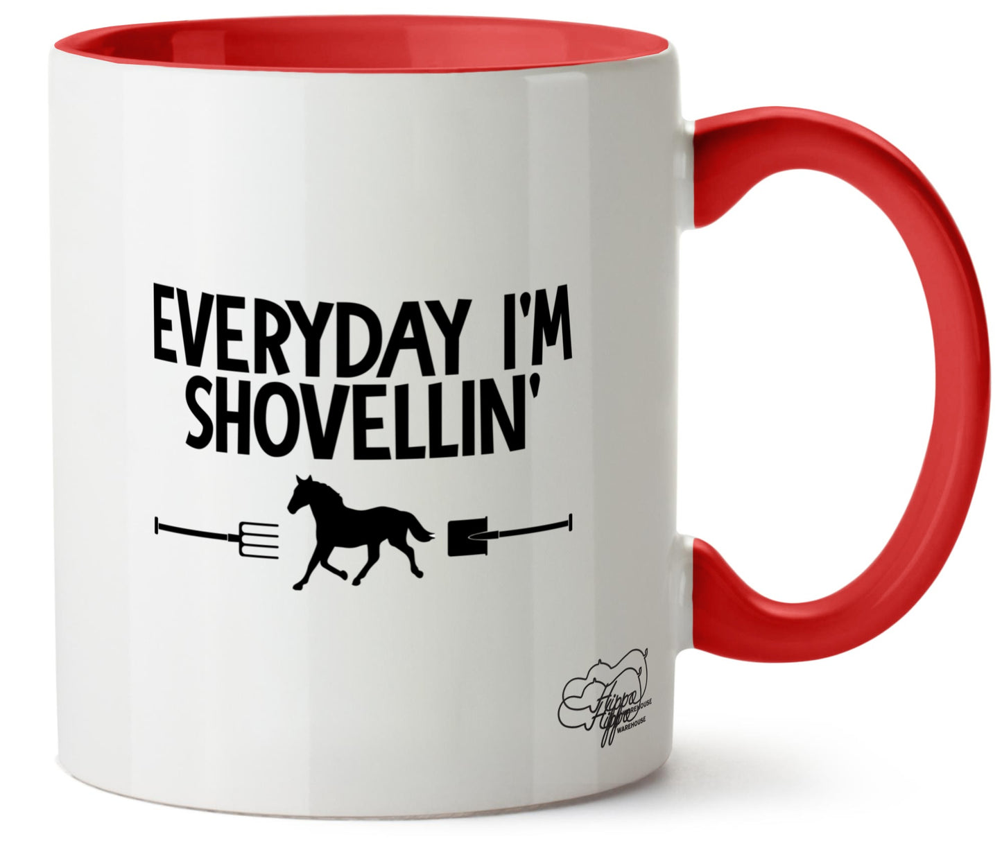 Everyday I'm Shovellin' Horse Riding Printed 11oz Mug