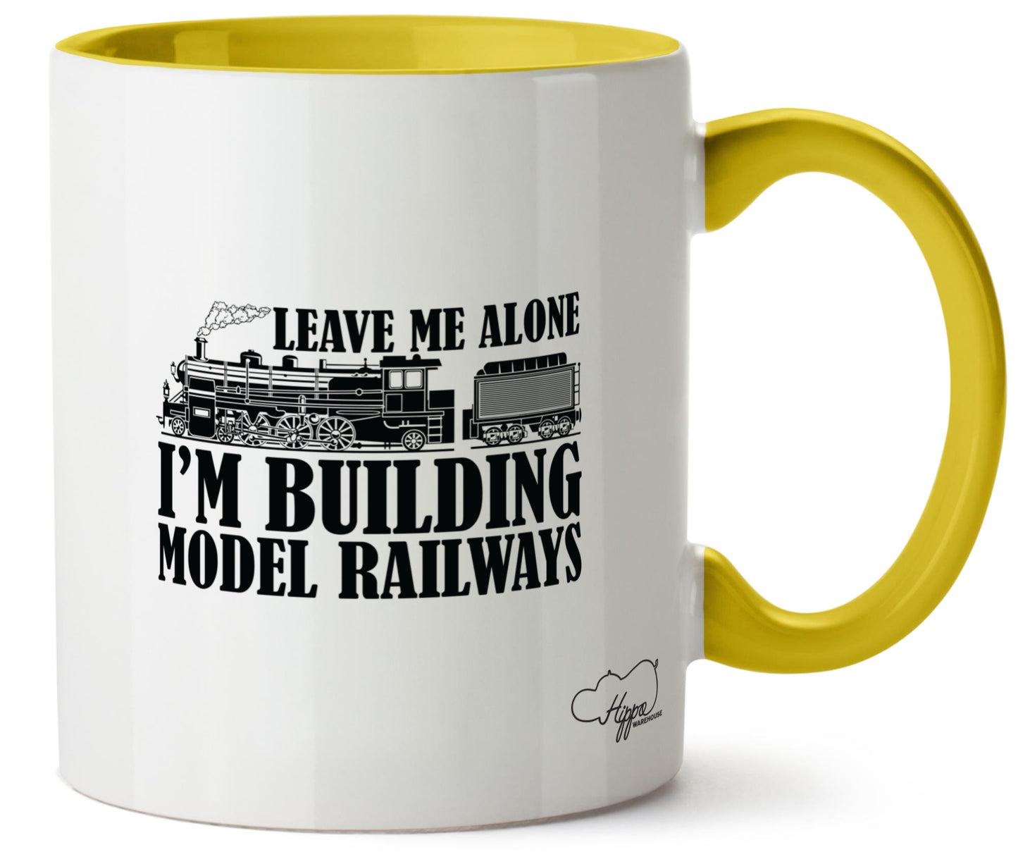 Leave Me Alone I'm Building Model Railways Printed 11oz Mug