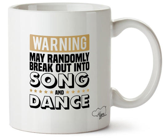 Warning May Randomly Break Out Into Song and Dance 10oz Mug