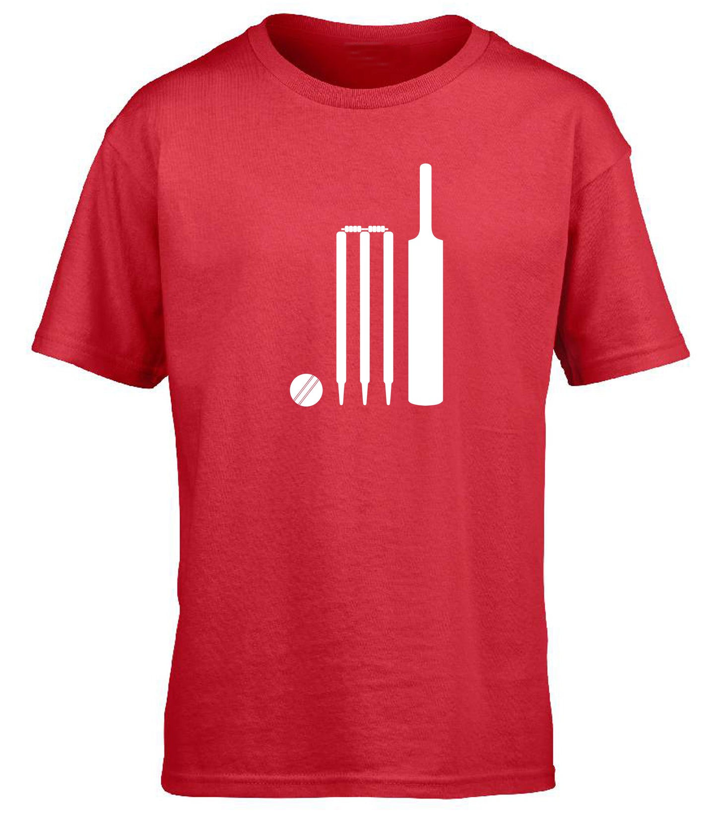 Cricket Bat, Ball and Stumps children's T-shirt