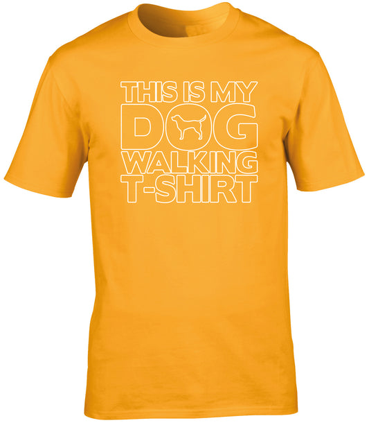This Is My Dog Walking T-Shirt unisex t-shirt
