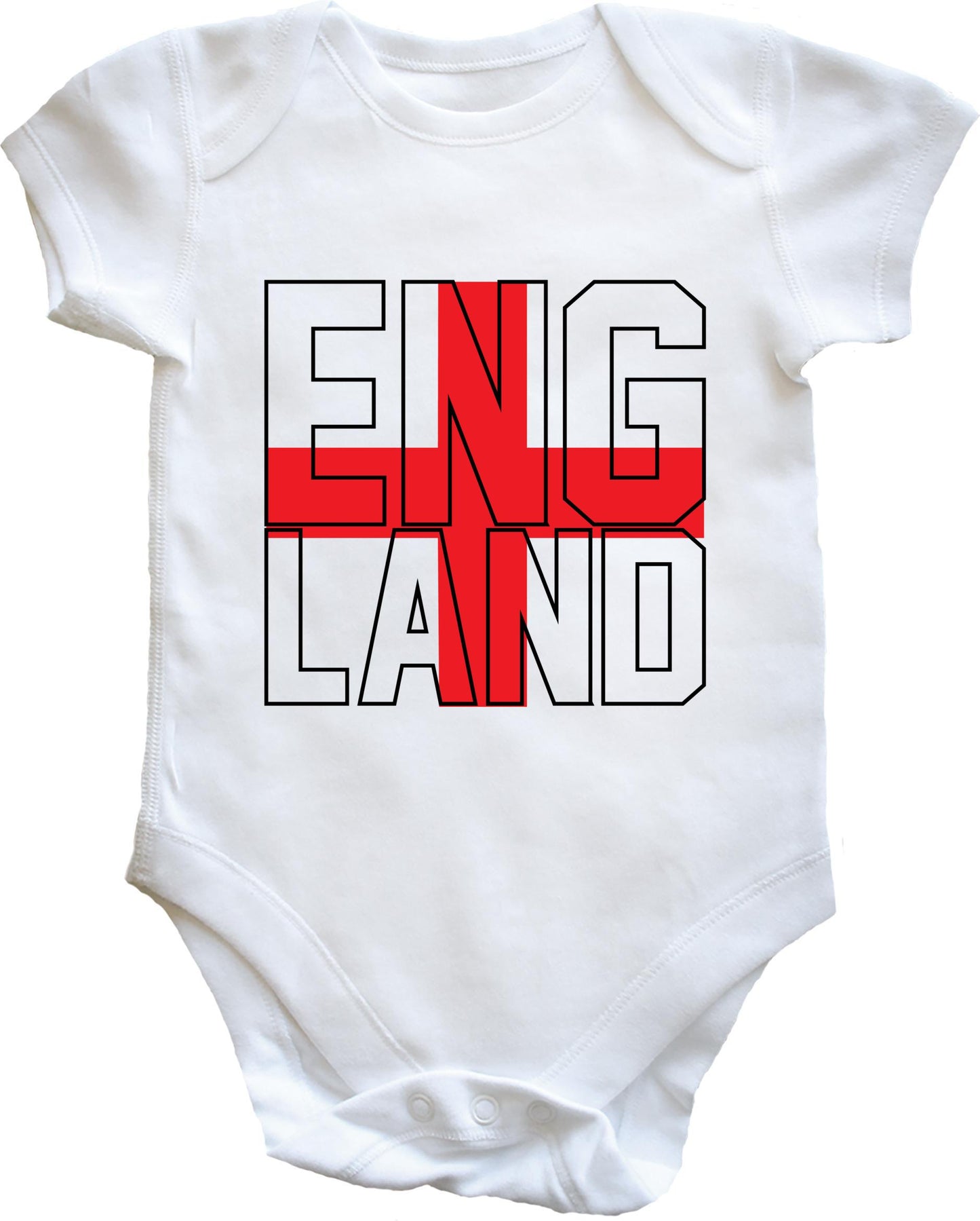 England flag football baby vest